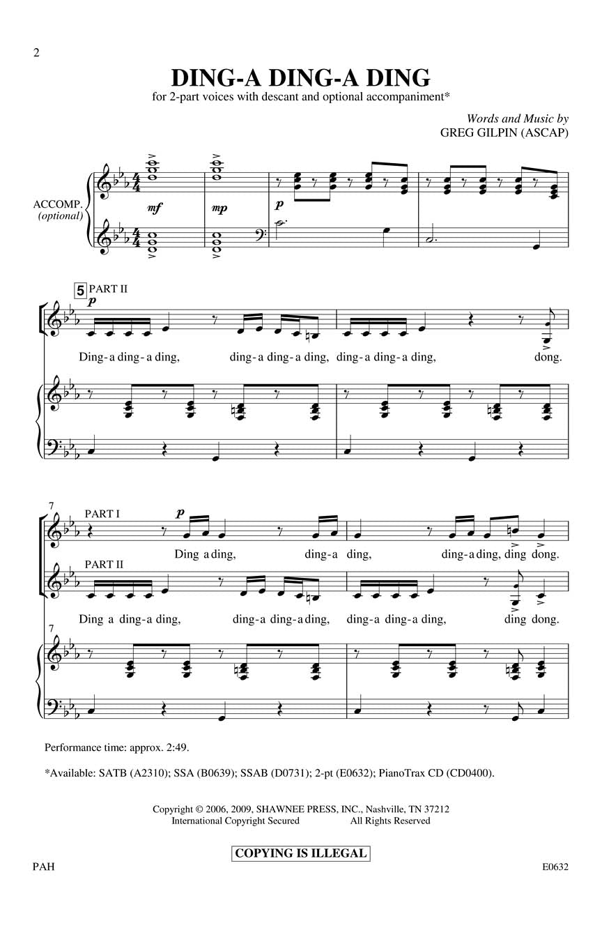 Ding-a Ding-a Ding - sample page 1