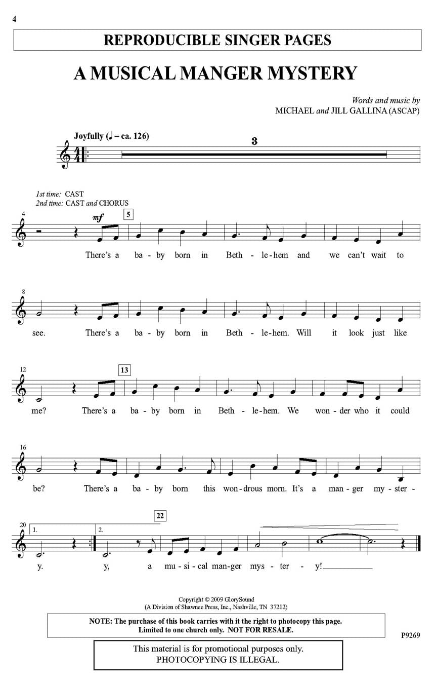 Guess Who's Coming to Bethlehem? - sample page 1
