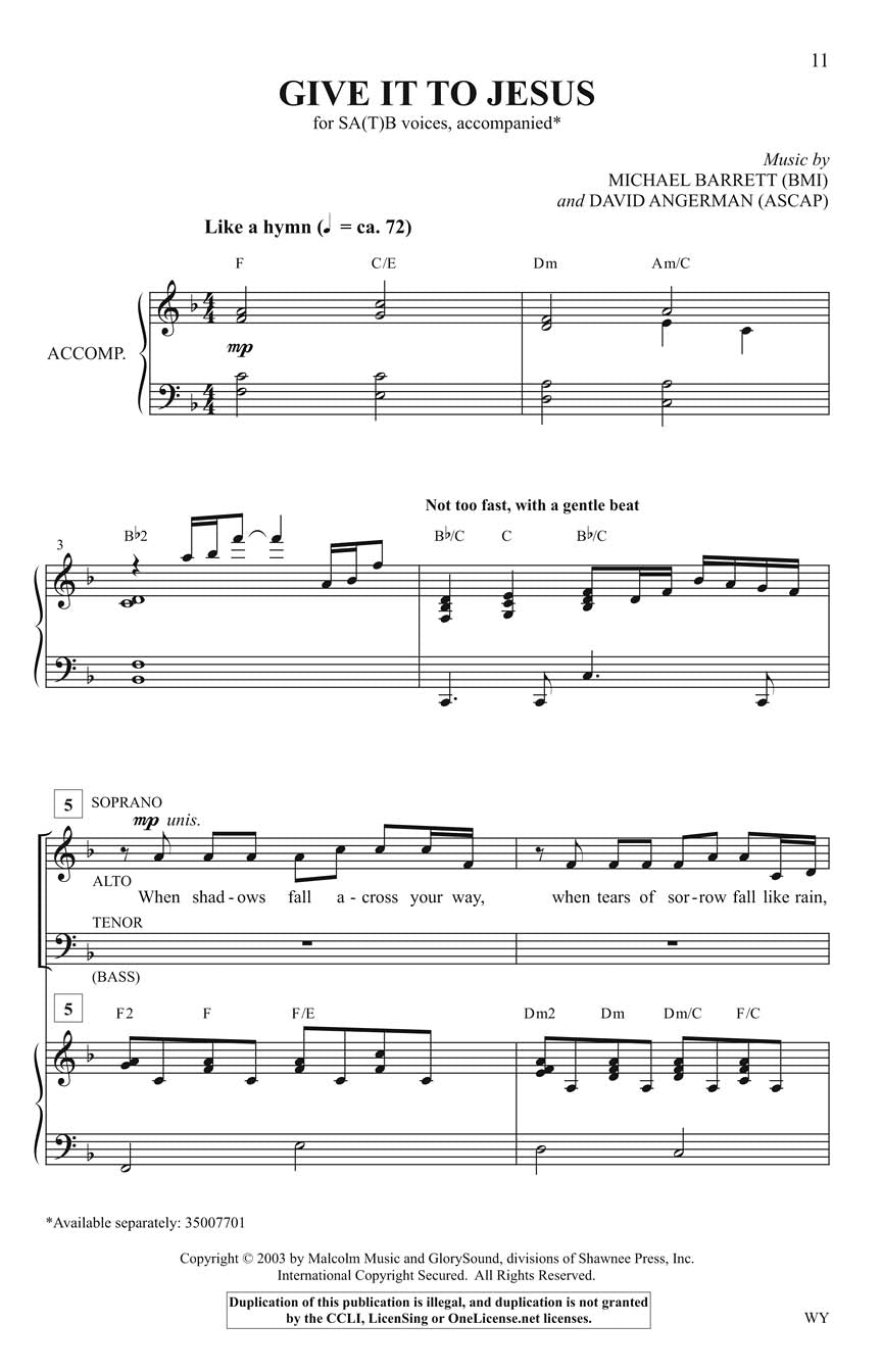 One Rehearsal Wonders, Volume 3 - sample page 1