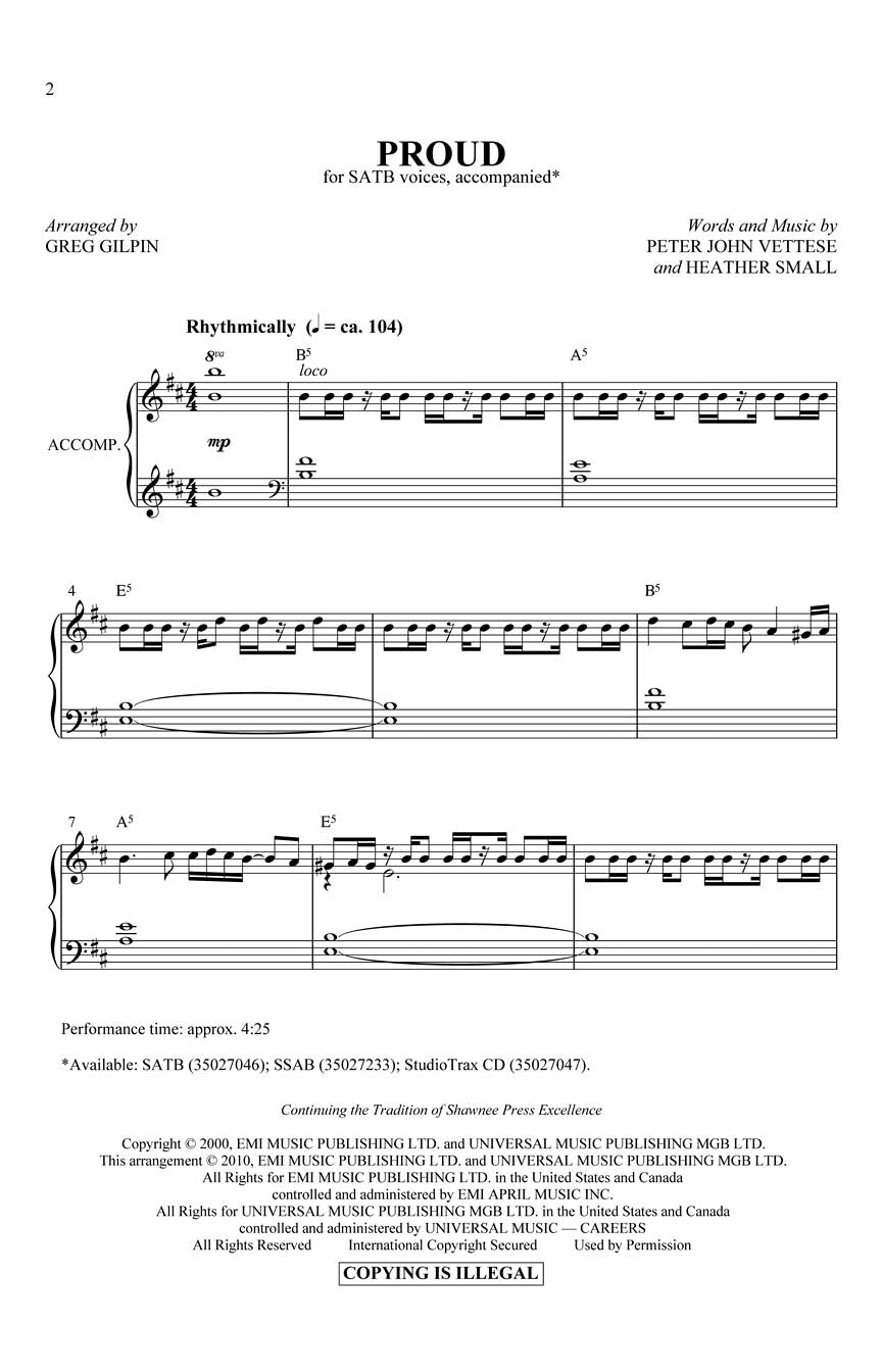 Proud - sample page 1