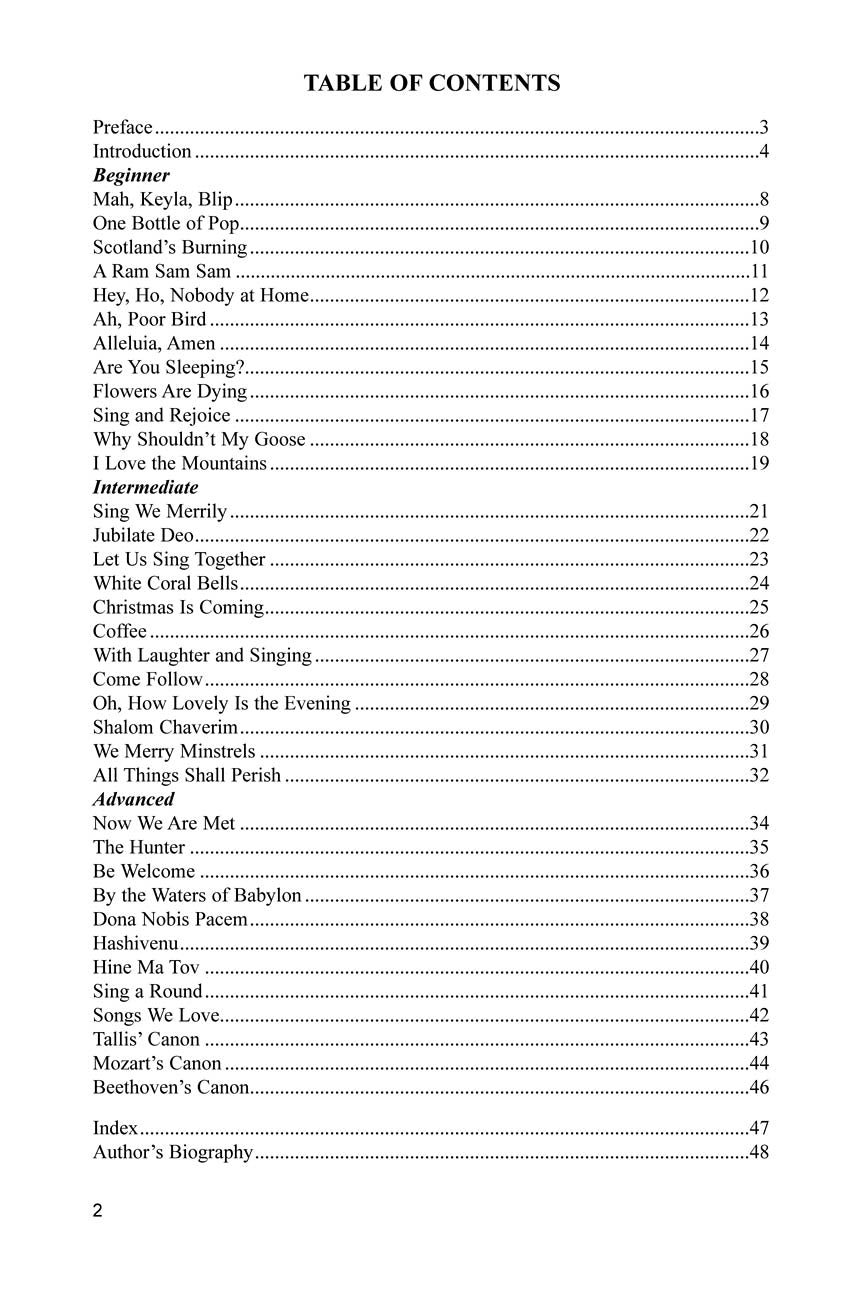 Warming Up with Rounds - sample page 1