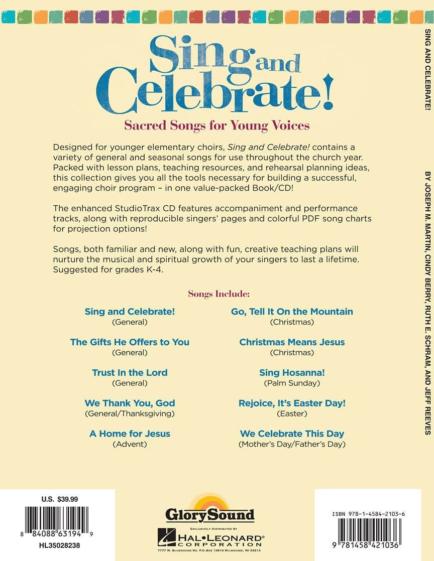 Sing and Celebrate! Sacred Songs for Young Voices - sample page 2