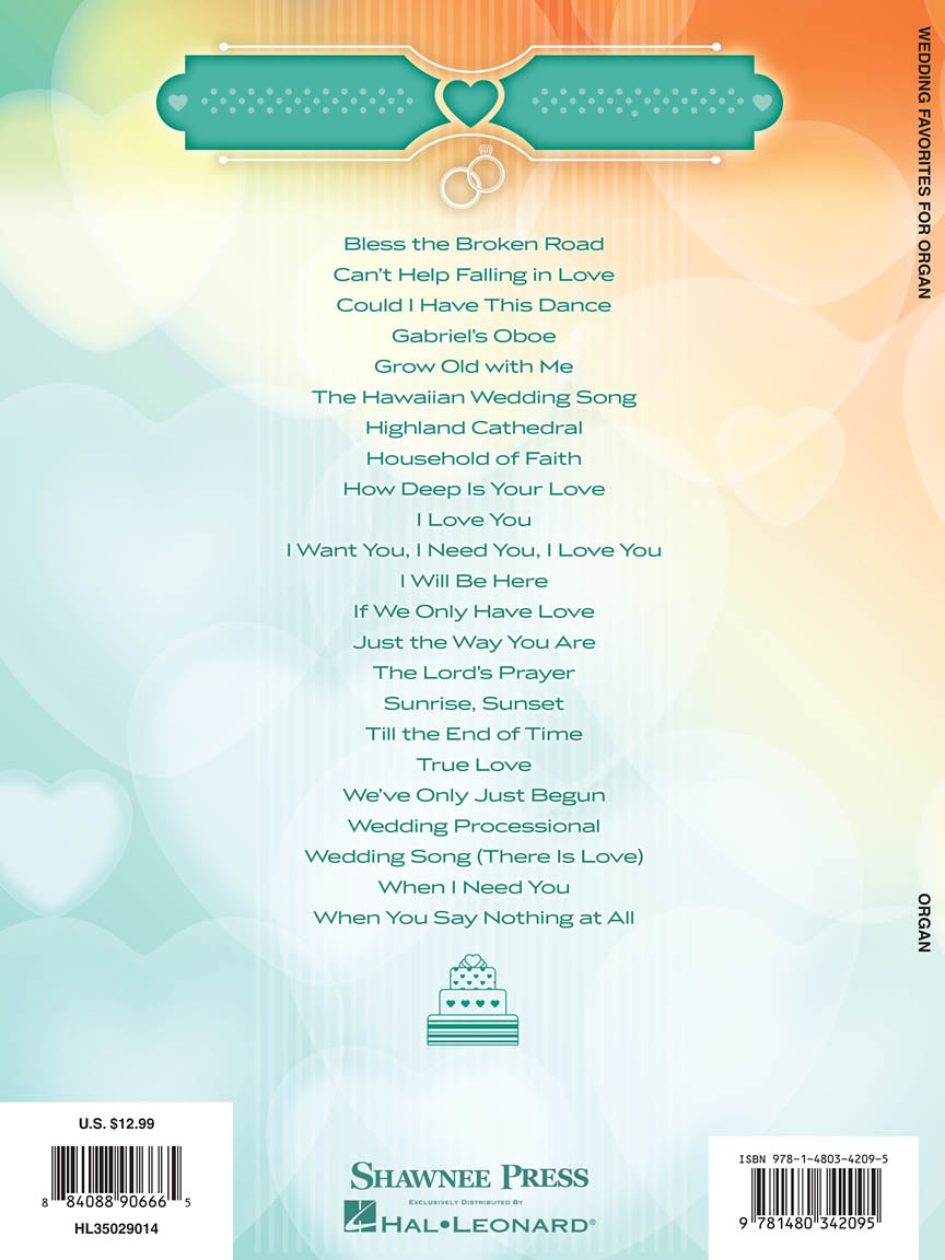 Wedding Favorites for Organ - sample page 2