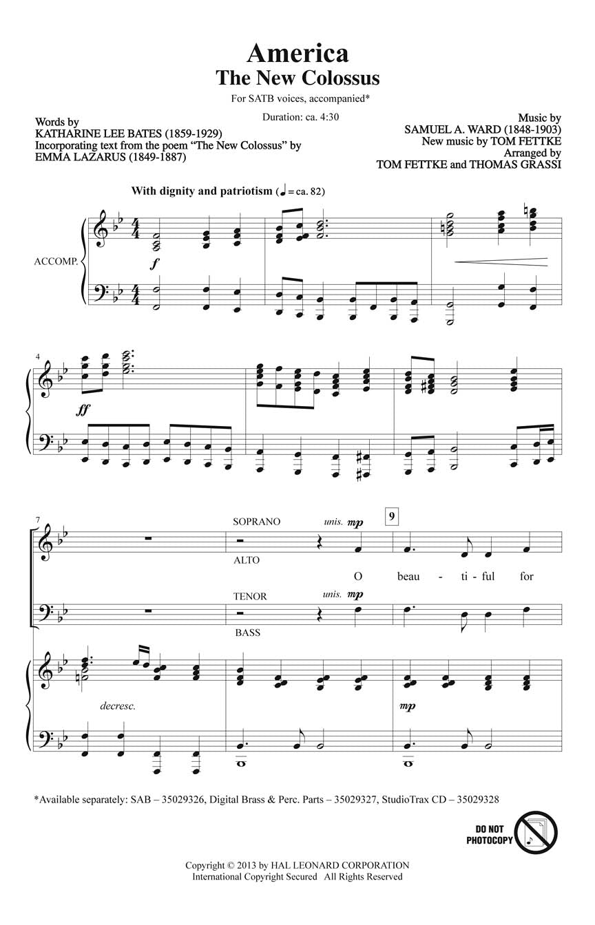 America - sample page 1