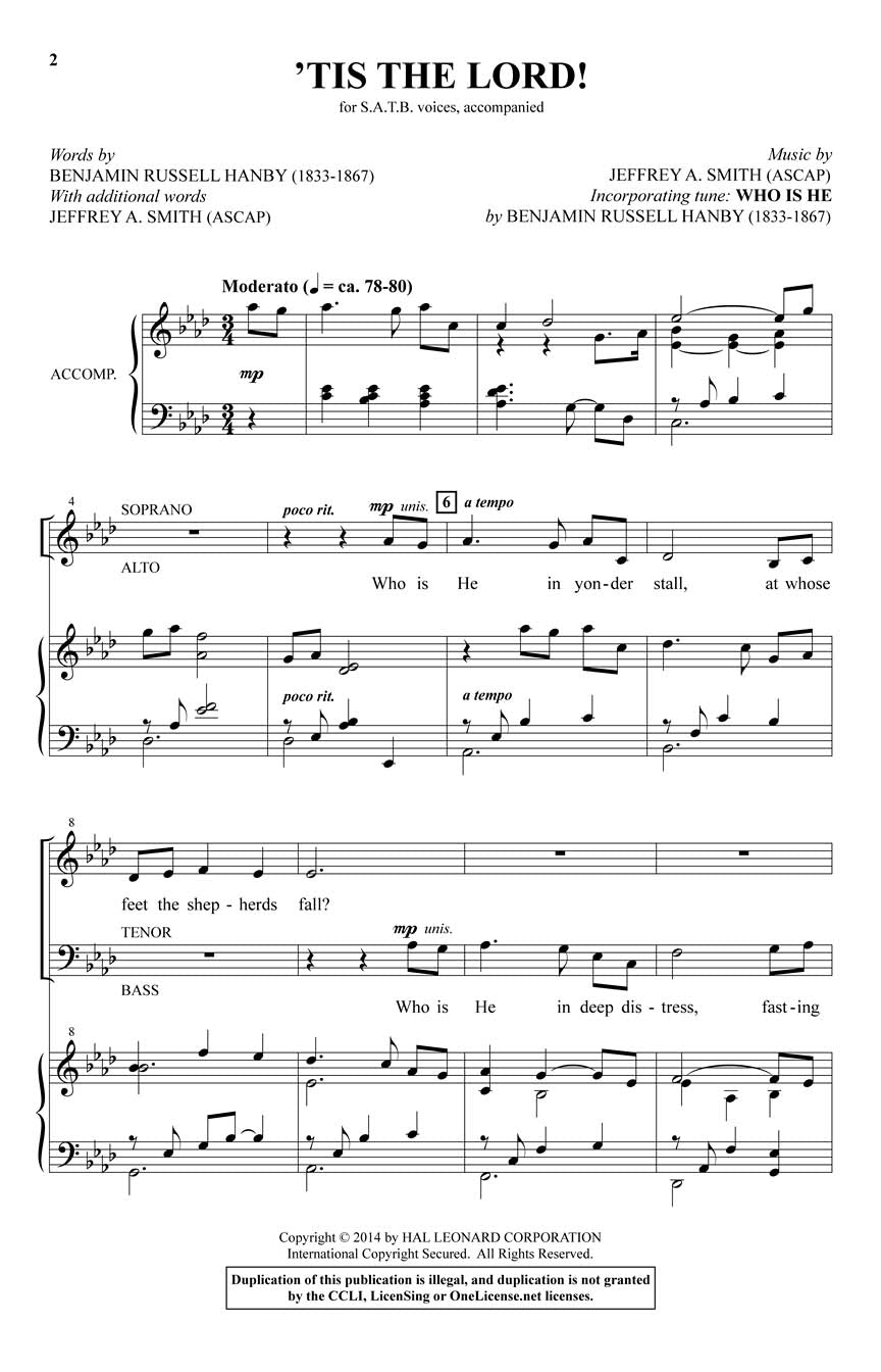 'Tis the Lord! - sample page 1