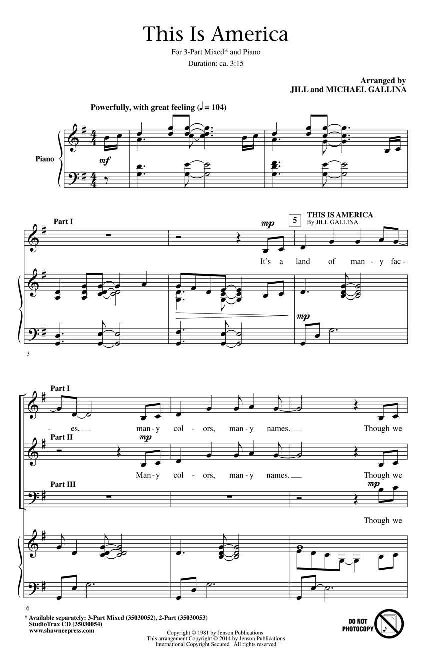 This Is America - sample page 1