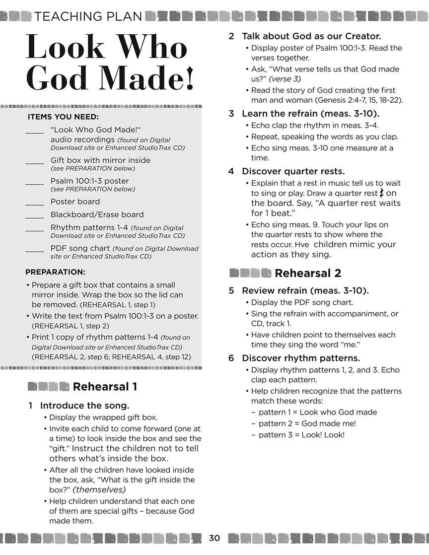 Sing and Celebrate 6! Sacred Songs for Young Voices - sample page 6