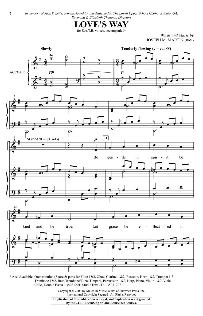 Love's Way - sample page 1