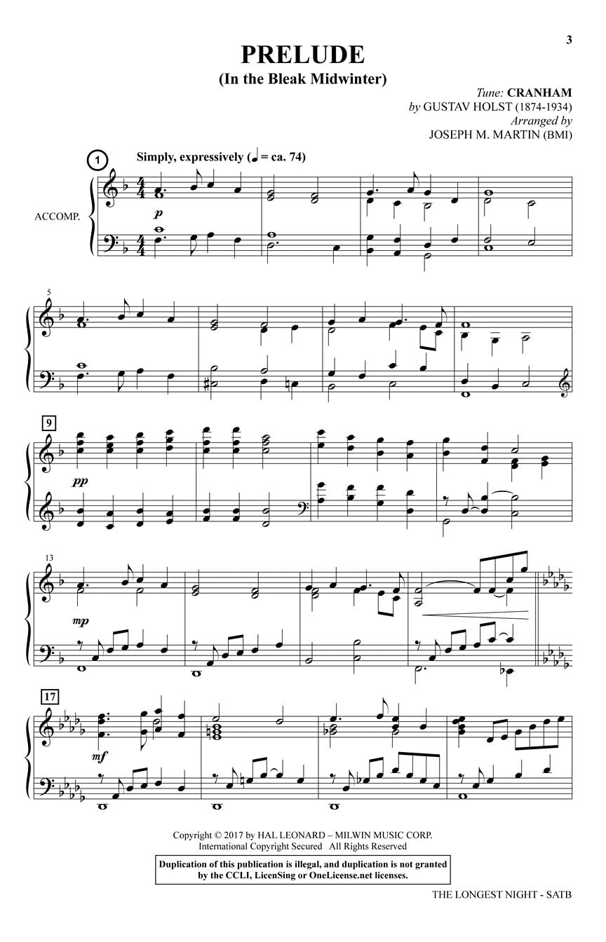 The Longest Night - sample page 1