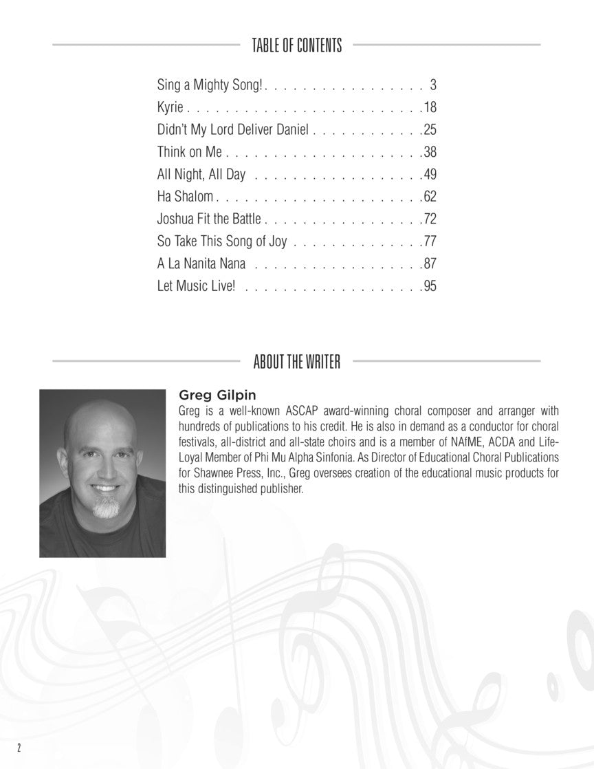 Concert Chorals for the Developing Choir - sample page 2