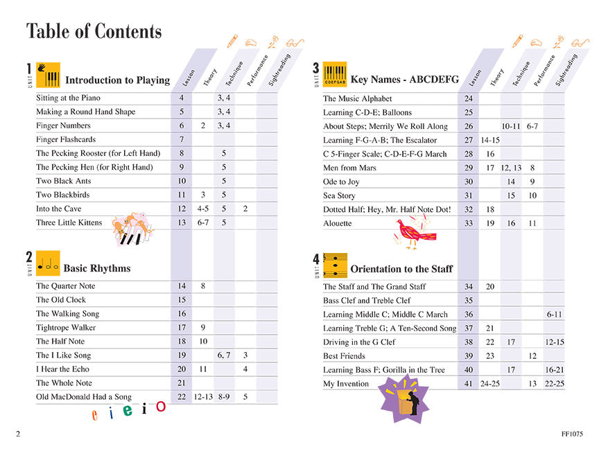 Primer Level – Lesson Book, 2nd Edition - sample page 2