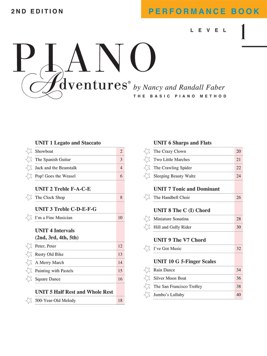 Level 1 – Performance Book – 2nd Edition - sample page 2
