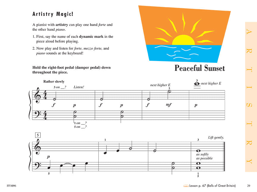 Primer Level – Technique & Artistry Book - sample page 6