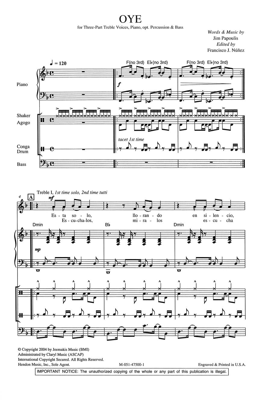 Oye - sample page 1