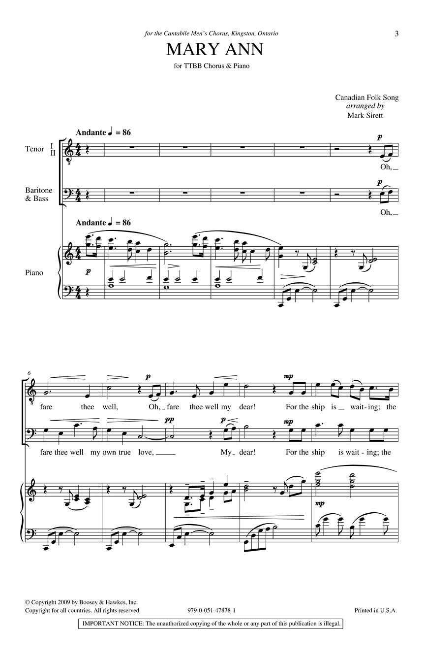 Mary Ann - sample page 1