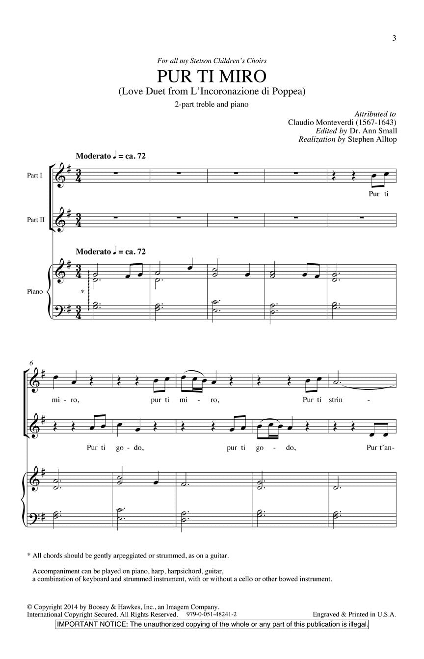 Pur Ti Miro - sample page 1