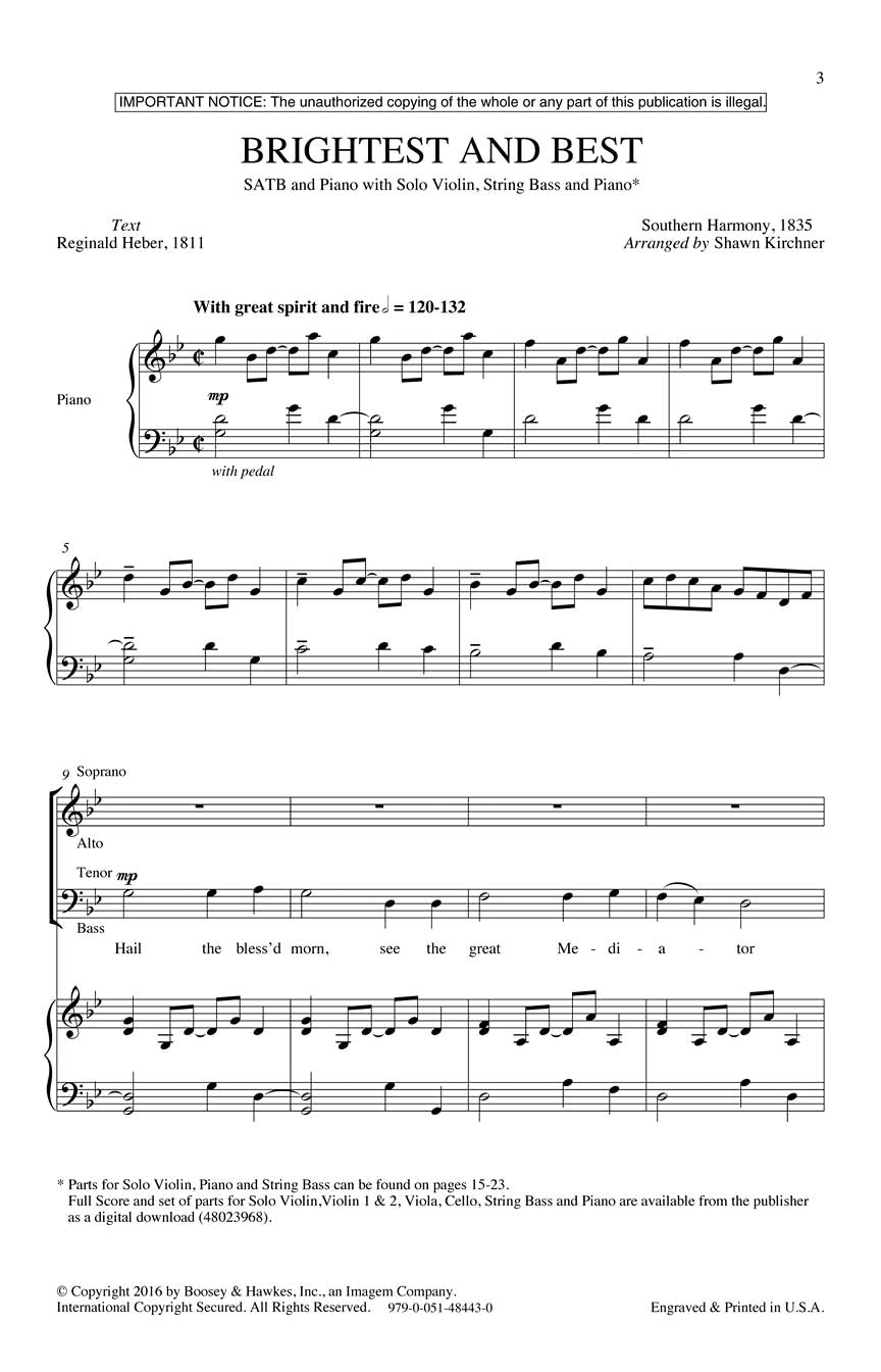 Brightest and Best - sample page 1