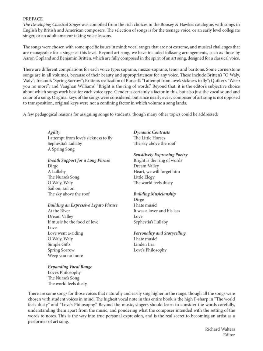 The Developing Classical Singer - sample page 2