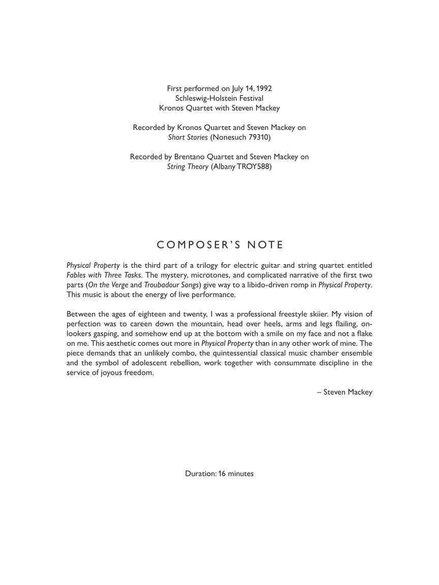 Physical Property - sample page 2