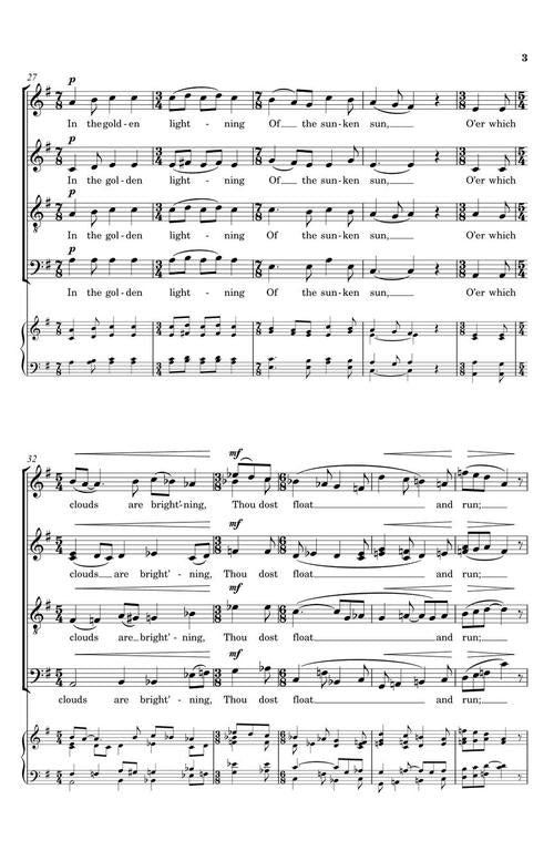 To a Skylark - sample page 5