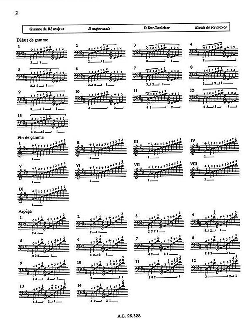 Nouvelle Technique de la Contrebasse – Volume 3 - sample page 2