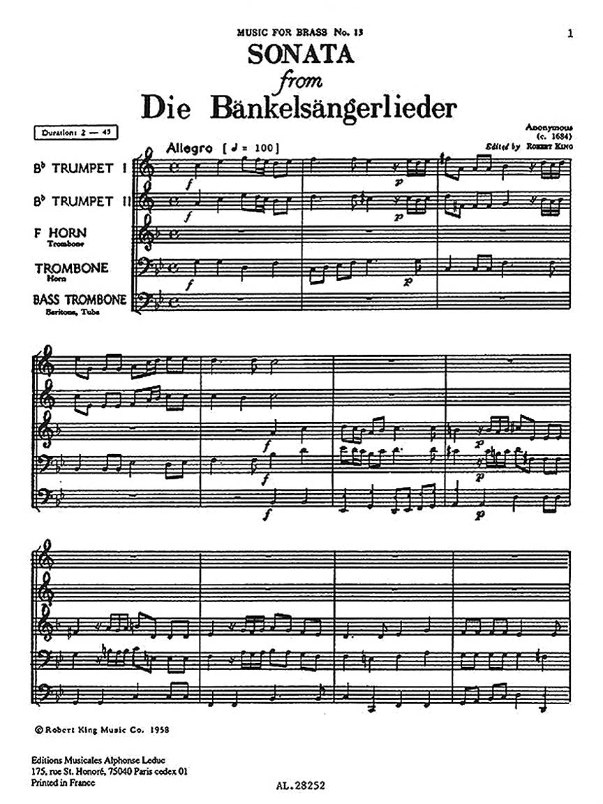 Sonata from <i>Die Bankelsangerlieder</i> - sample page 2