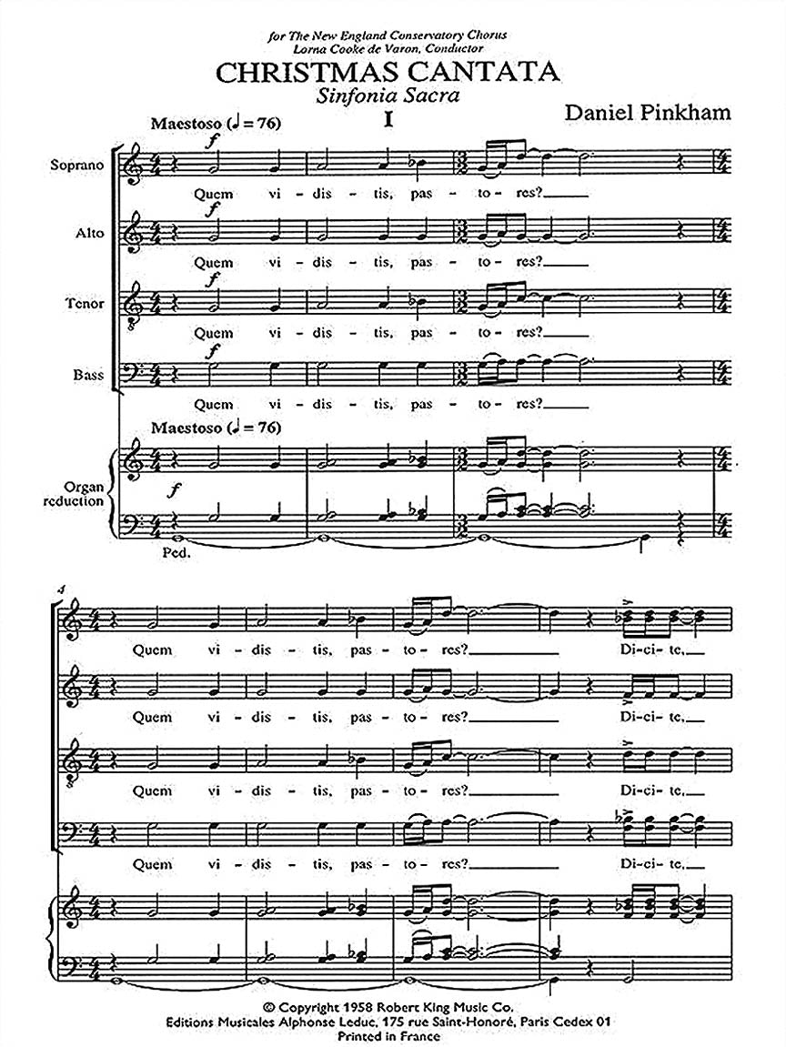 Christmas Cantata (Sinfonia Sacra) - sample page 2