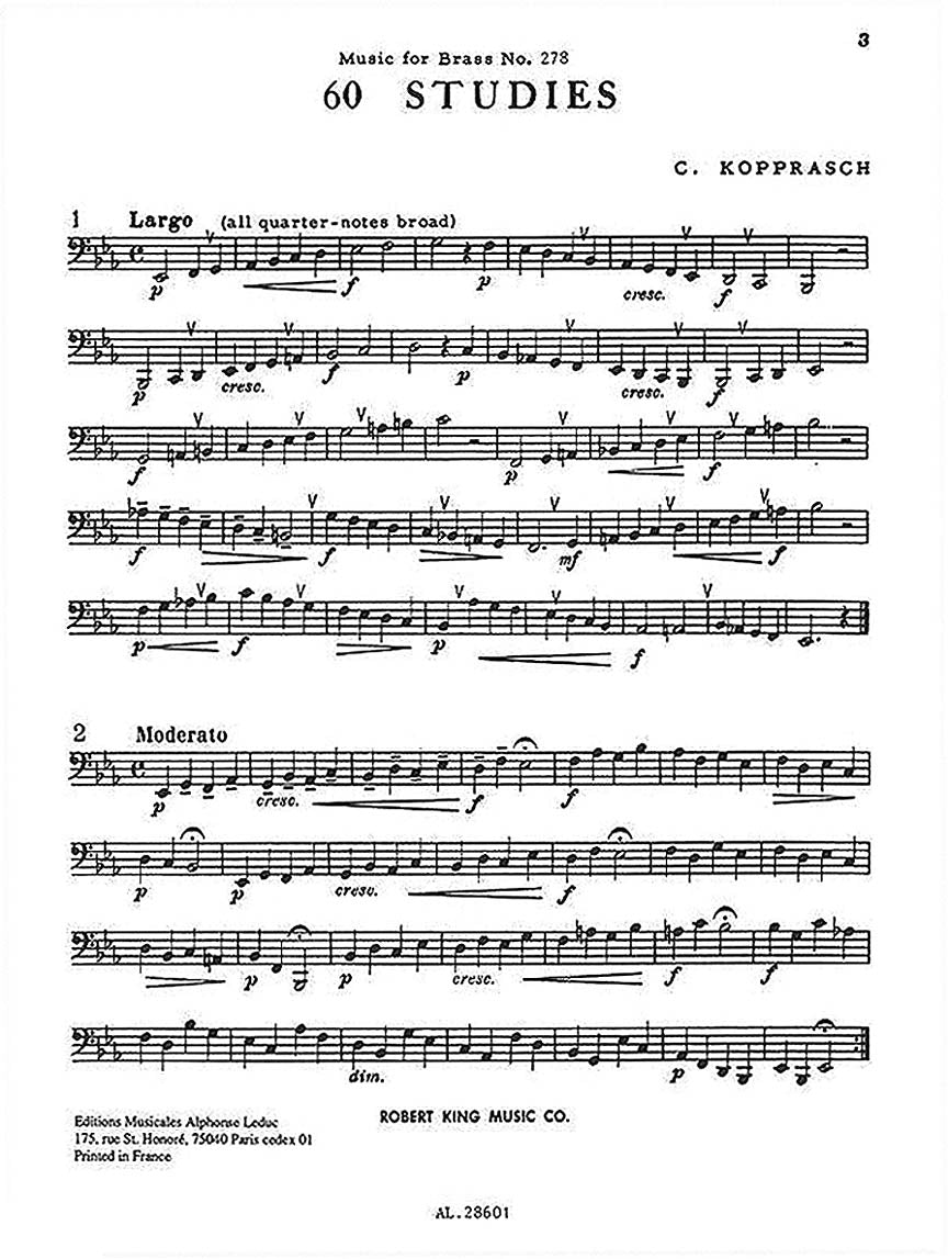 60 Selected Studies for Tuba - sample page 2