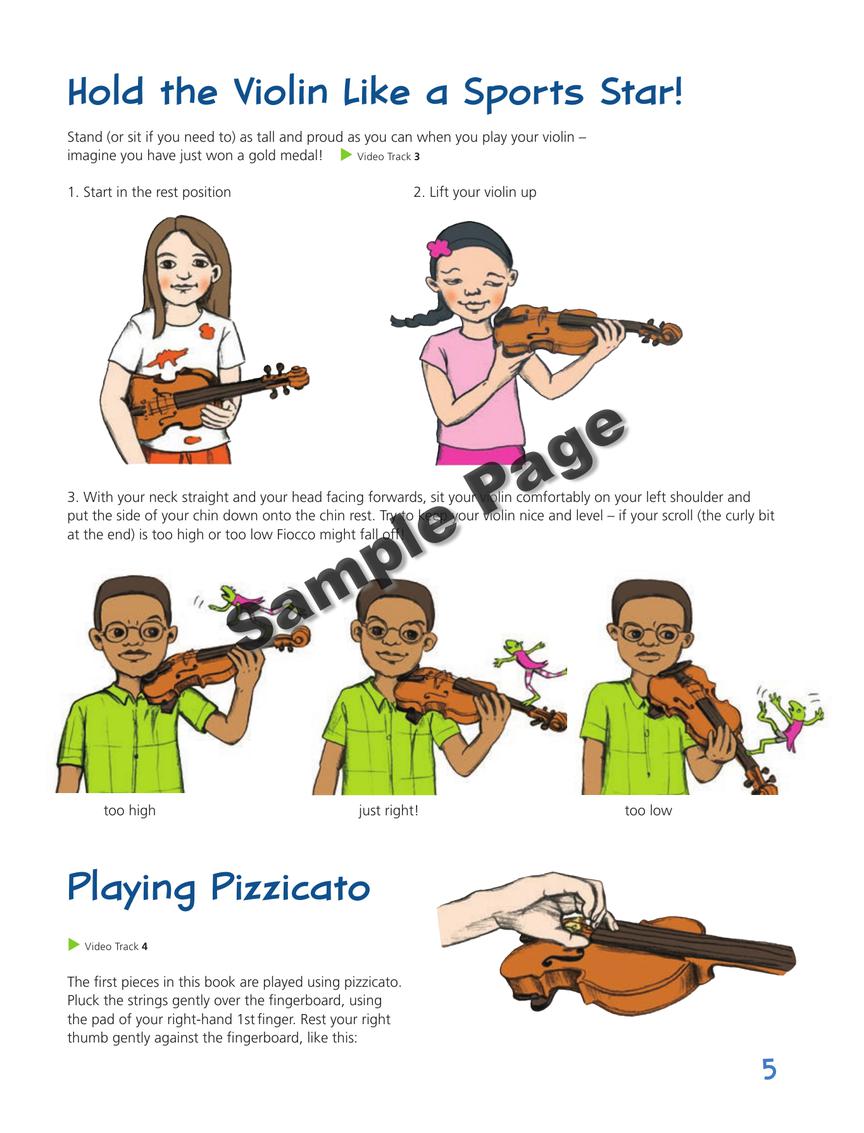 Violin Junior: Lesson Book 1 - sample page 3