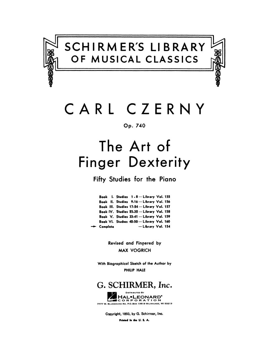 Art of Finger Dexterity, Op. 740 (Complete) - sample page 2