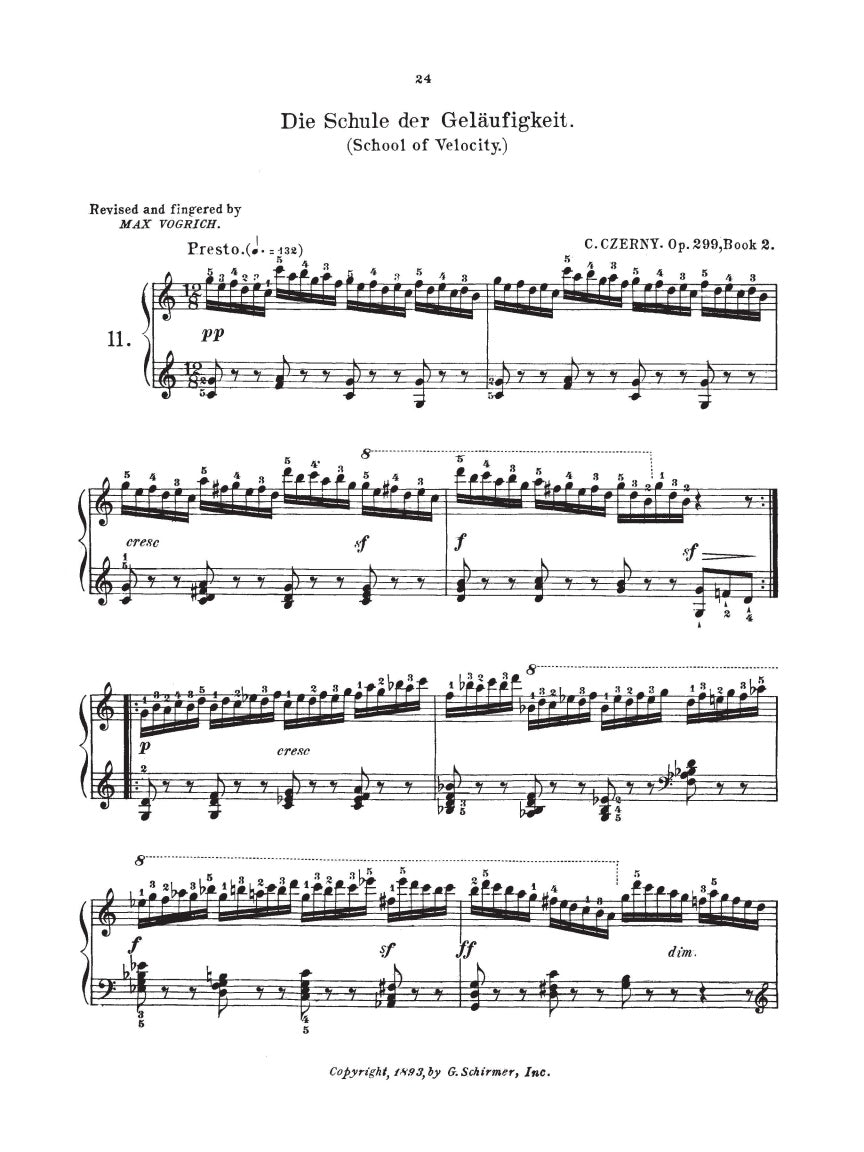 School of Velocity, Op. 299 (Complete) - sample page 4