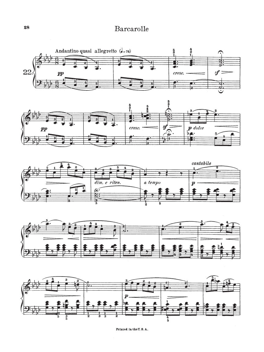 Twenty-Five Easy and Progressive Studies for the Piano, Op. 100 - sample page 4
