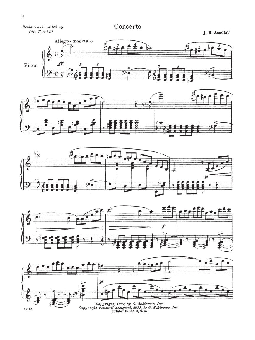 Concerto No. 1 in A Minor - sample page 2