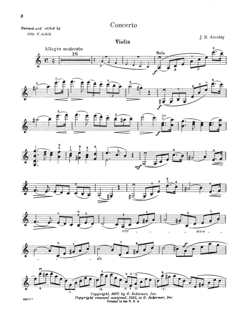 Concerto No. 1 in A Minor - sample page 4