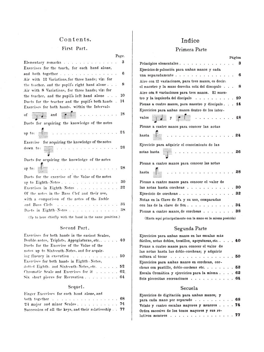 Elementary Instruction for the Pianoforte - sample page 2
