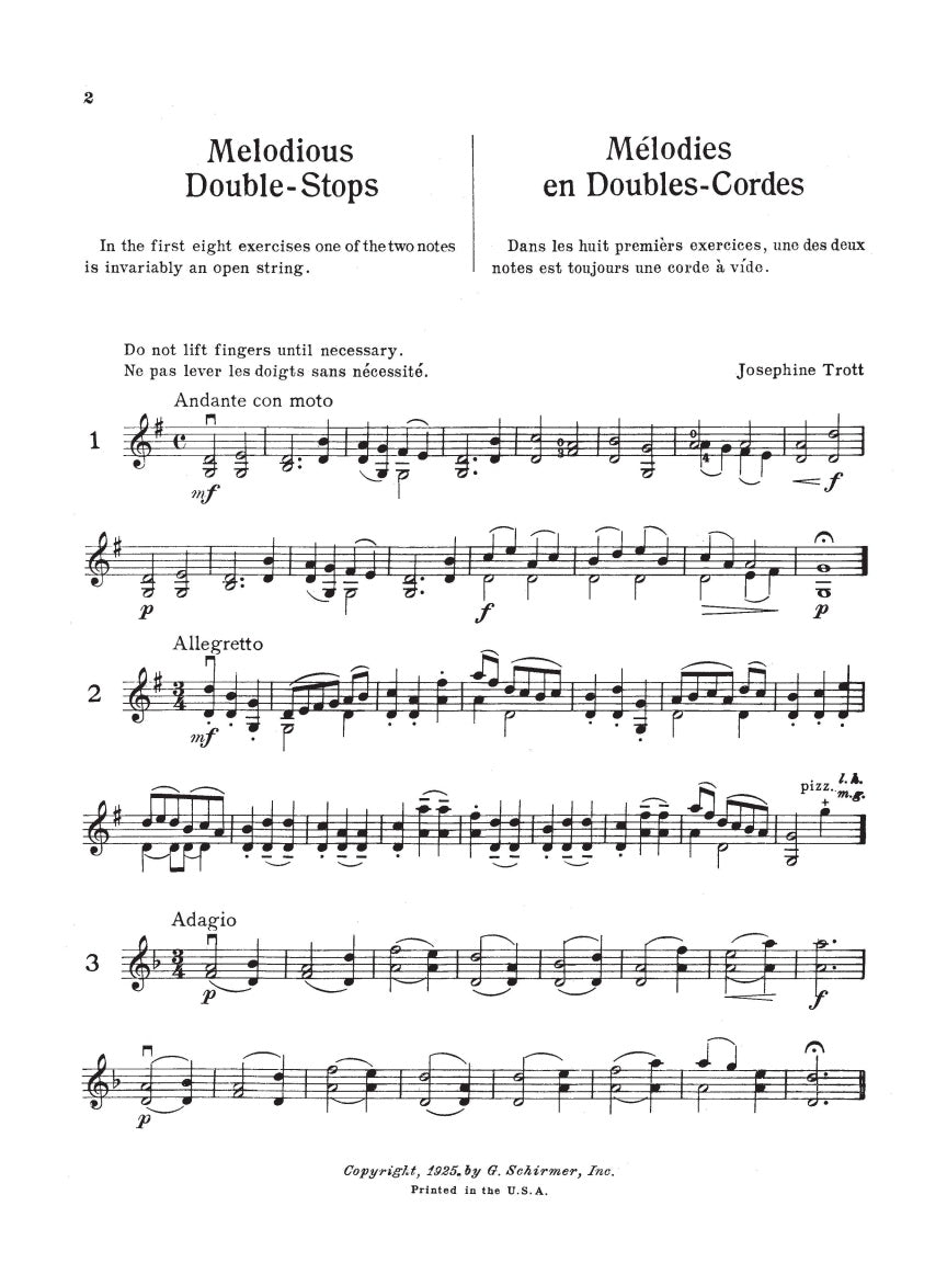 Melodious Double-Stops – Book 1 - sample page 2