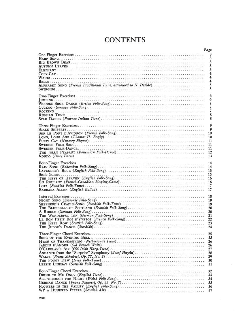 First Harp Book - sample page 2