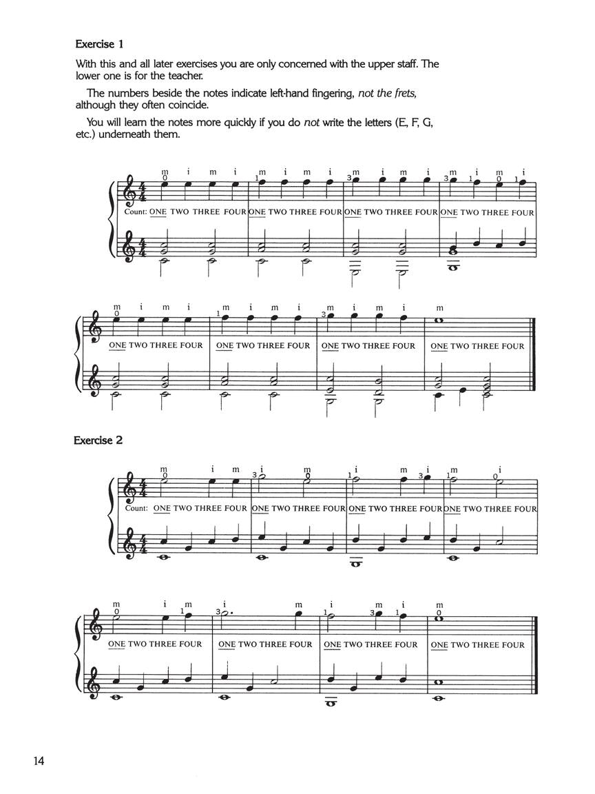 First Book for the Guitar – Part 1 - sample page 6