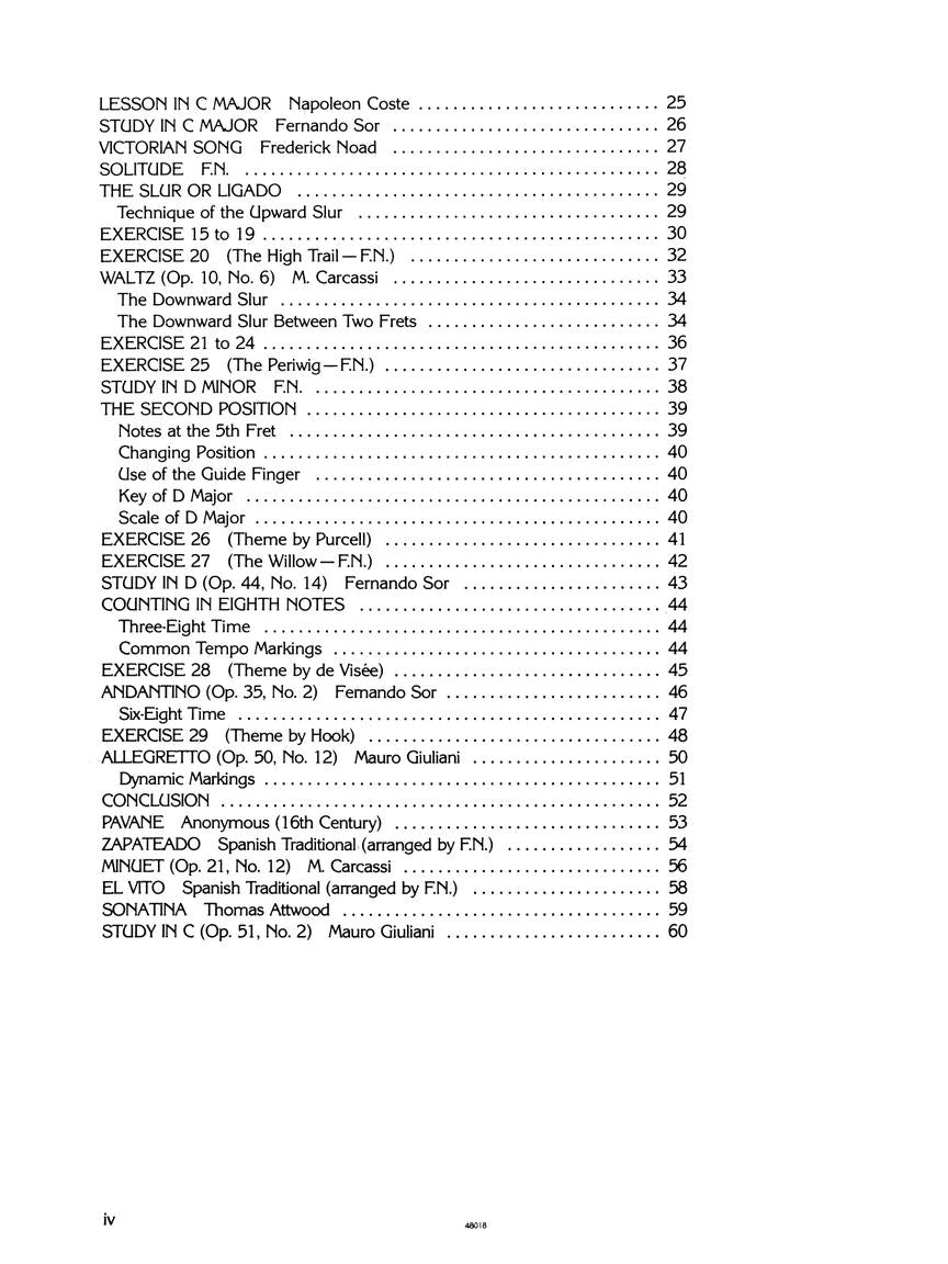 First Book for the Guitar – Part 2 - sample page 3