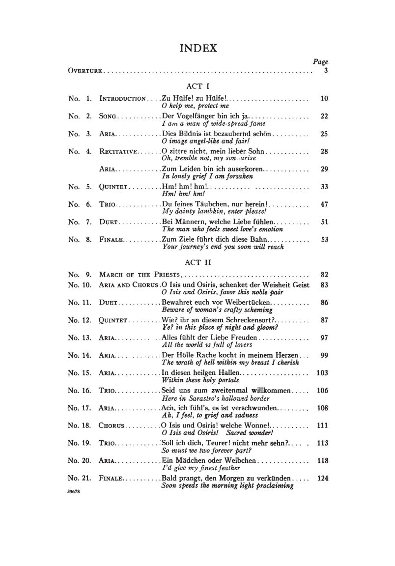 The Magic Flute (Die Zauberflöte) - sample page 2