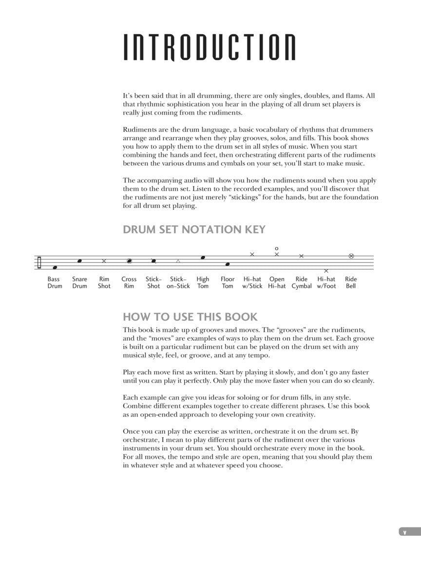Rudiment Grooves for Drum Set - sample page 3