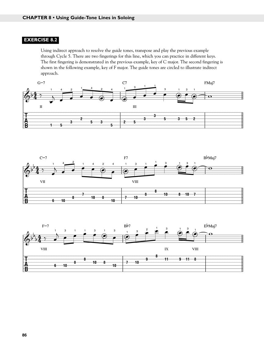 Jazz Improvisation for Guitar - sample page 4