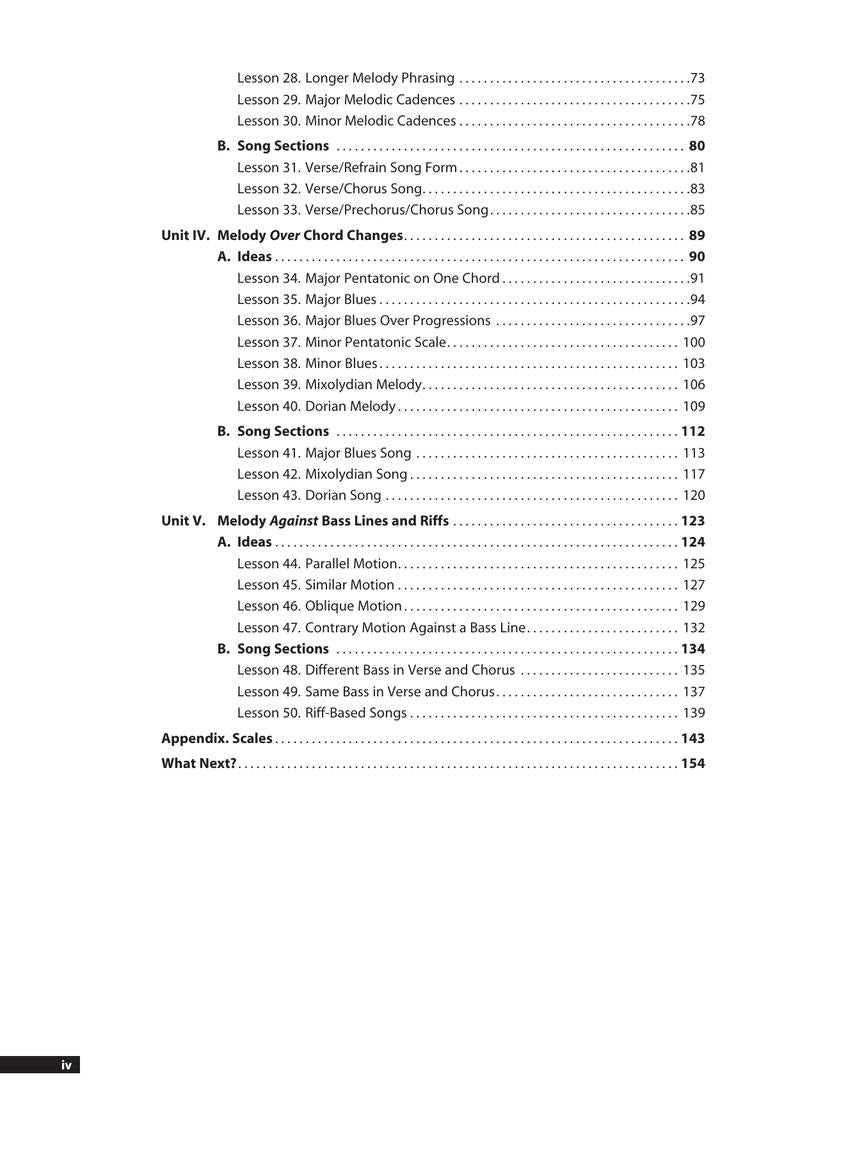The Songwriter's Workshop: Melody - sample page 3