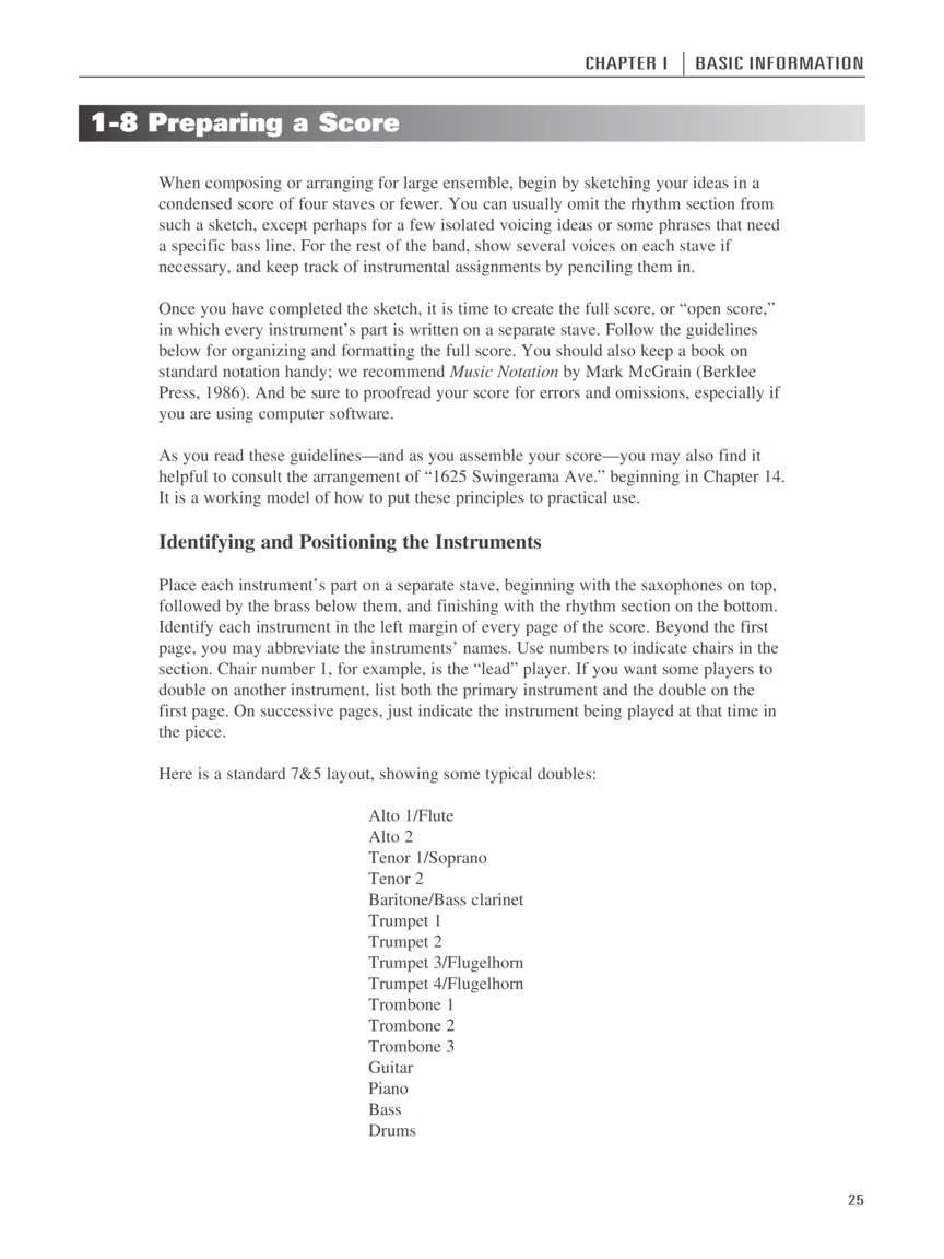 Arranging for Large Jazz Ensemble - sample page 5