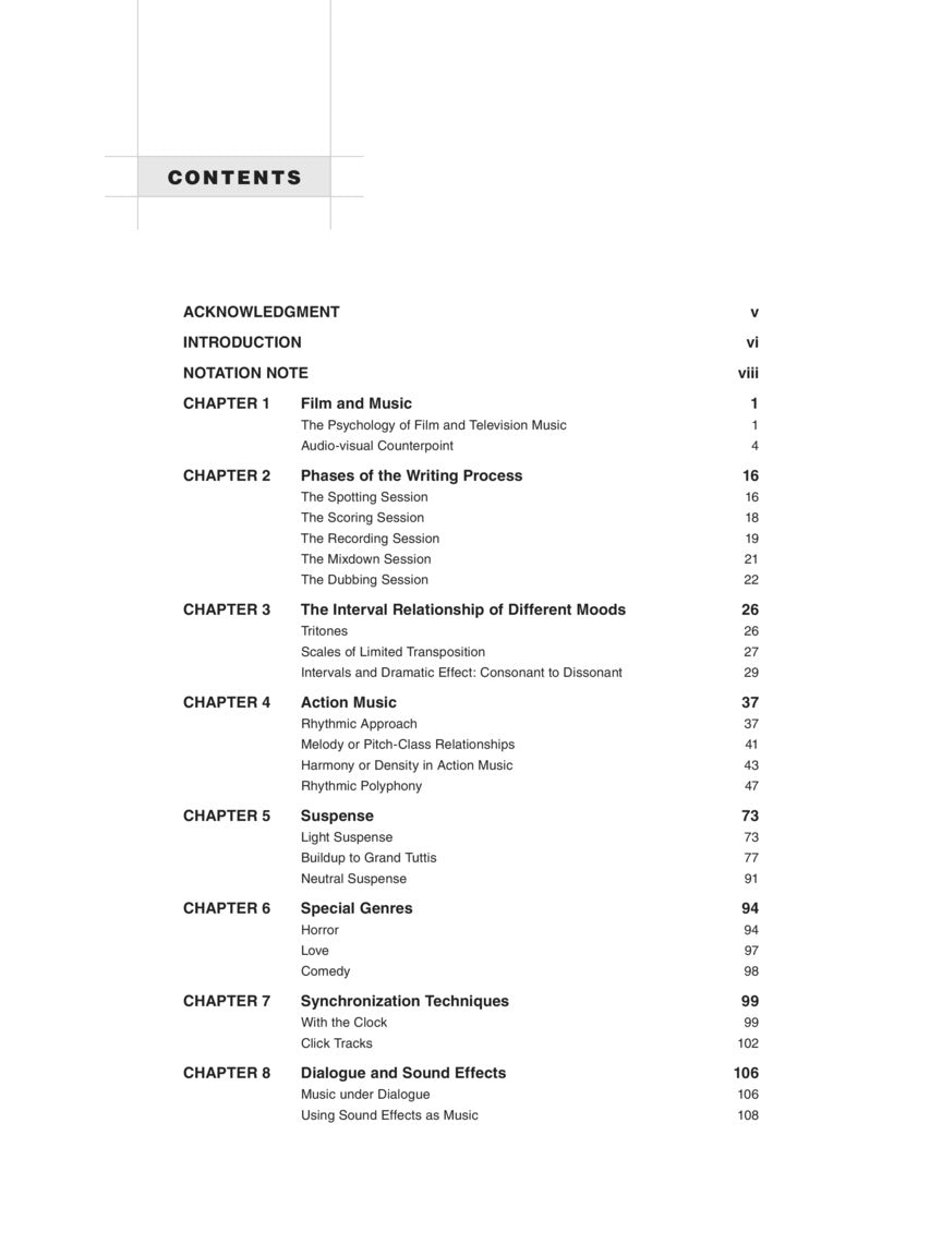 Music Composition for Film and Television - sample page 2
