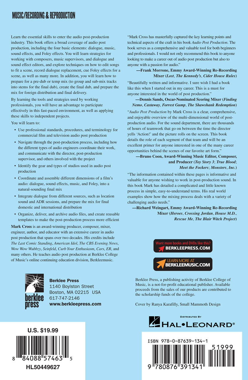 Audio Post Production - sample page 2