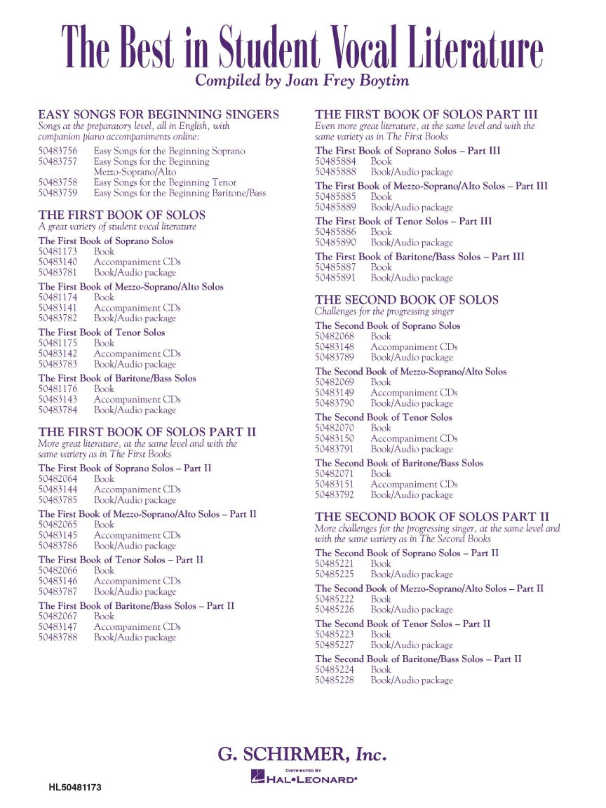 The First Book of Soprano Solos - sample page 7