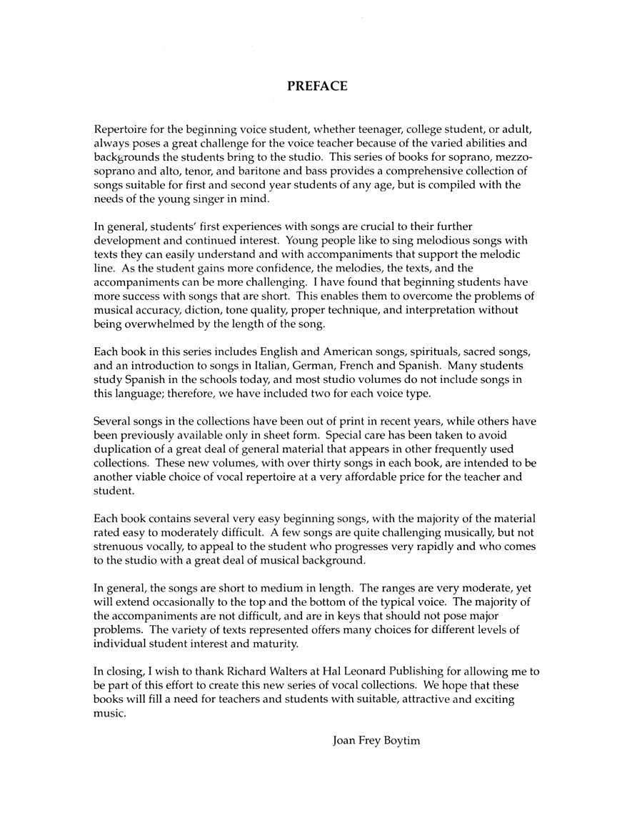 The First Book of Mezzo-Soprano/Alto Solos - sample page 3