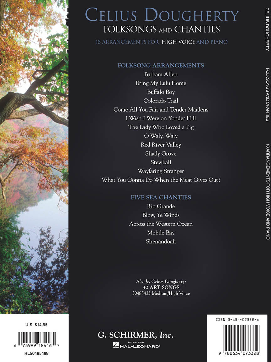 Celius Dougherty – Folksongs and Chanties - sample page 2