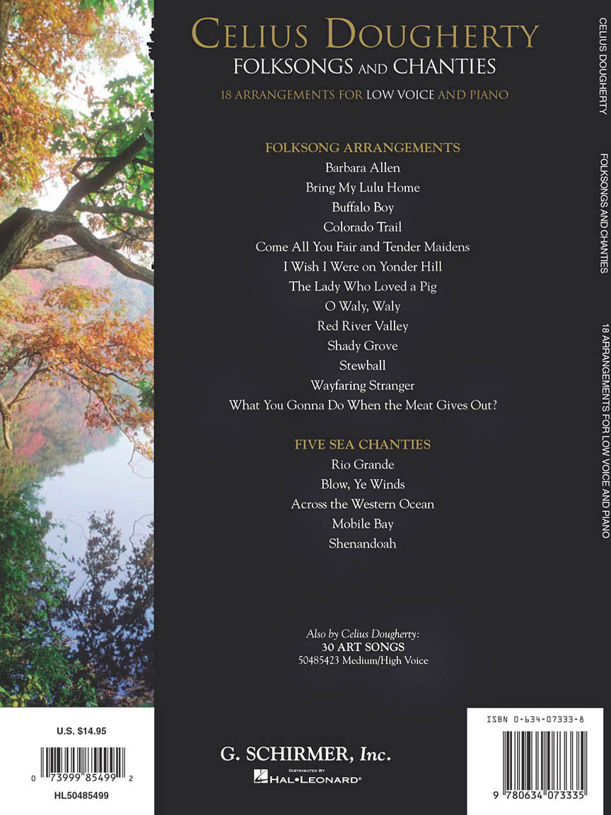 Celius Dougherty – Folksongs and Chanties - sample page 2